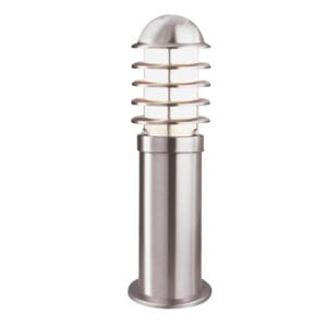 Searchlight Louvre Outdoor Post Stainless Steel Metal & Polycarbonate