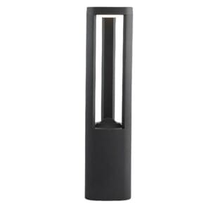 Searchlight Michigan Outdoor Post Dark Grey Metal & Polycarbonate