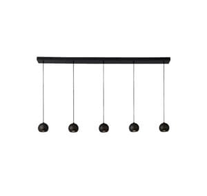 Searchlight Eindhoven 5Lt Bar Pendant Sand Black Metal