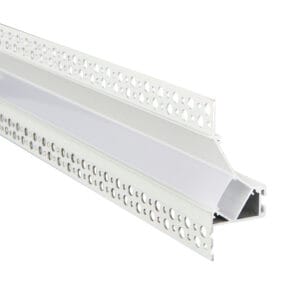 Saxby Rigel Plaster-in Wall Washer 2m Aluminium Profile/Extrusion White