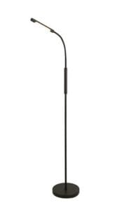 Searchlight Plume Rechargeable Led Floor Lamp Black