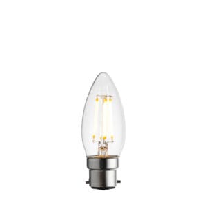 Endon B22 LED filament candle Dimmable