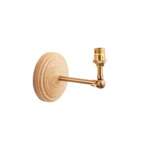 Endon Wood Wing Wall Fitting