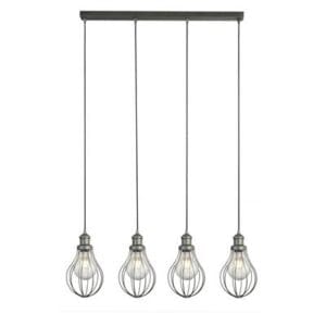 Searchlight Balloon 4Lt Bar Pendant Pewter Metal