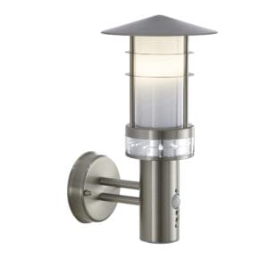 Saxby Pagoda PIR 1lt wall IP44 9.2W & 0.05W