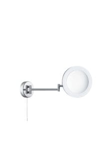 Searchlight Magnifying Bathroom Mirror Chrome Metal & Mirror