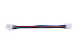 Integral Connector For Flexible Strip-To-Strip Corner Connections With 150Mm Cable For Core Rgbw Strip 1Pc Pack