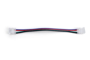 Integral Connector For Flexible Strip-To-Strip Corner Connections With 150Mm Cable For Premium Cob Rgbw Strip 1Pc Pack