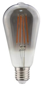 Integral Sunset Vintage Filament St64 Bulb E27 350Lm 7W 2200K Dimmable 300 Beam Smoke