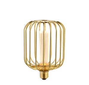 Searchlight Drum Lamp Gold Metal
