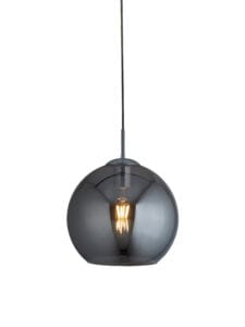 Searchlight Balls Pendant Chrome Metal & Smoked Glass