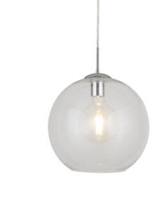 Searchlight Balls Pendant Chrome Metal & Clear Glass