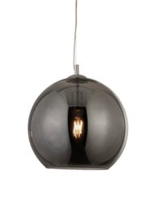 Searchlight Balls Pendant Chrome Metal & Smoked Glass