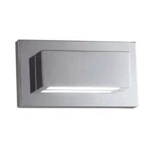 Searchlight Ledge LED Up/Downlight Wall Light Chrome & Glass