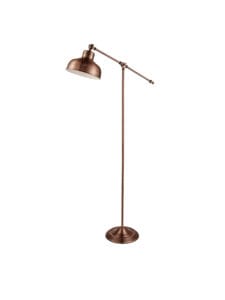 Searchlight Macbeth Floor Lamp Antique Copper Metal