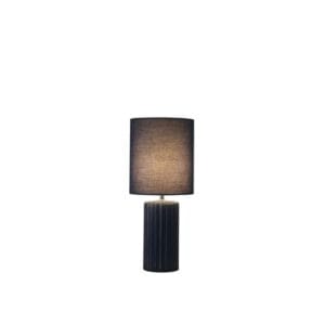 Searchlight Groove 1Lt Table Lamp Navy Blue with matching Shade