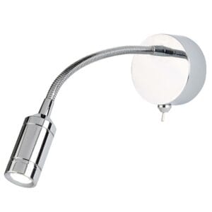 Searchlight Flexy Wall Light Chrome Metal