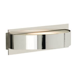 Searchlight Vega Wall Light Chrome & Glass