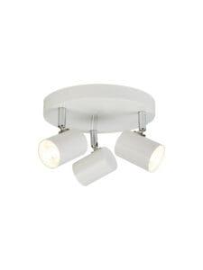 Searchlight Rollo 3Lt Round Spotlight White Metal