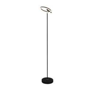 Searchlight Space LED Floor Lamp Black Metal
