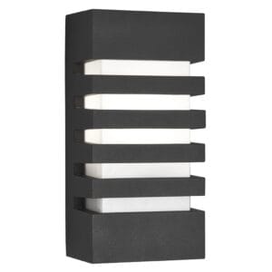 Searchlight Exeter Outdoor Wall Light Dark Grey Metal & Polycarbonate