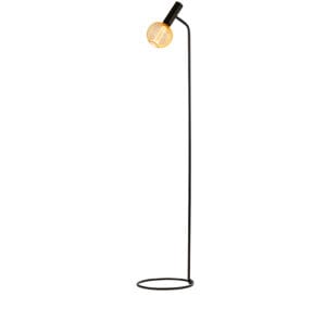 Searchlight Dulwich Floor Lamp Black Metal