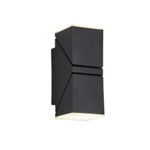 Searchlight Montana LED Outdoor Wall Light Black