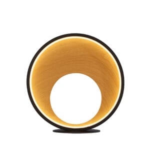 Searchlight Curio Table Lamp Black Metal & Wood