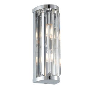 Saxby Crystal 2lt wall IP44 18W