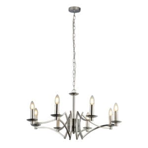 Searchlight Ascot 8Lt Pendant Chrome Metal