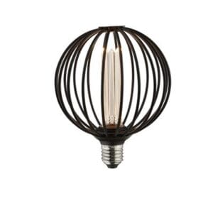 Searchlight Globe Lamp Black Metal (4.5W 4000K)