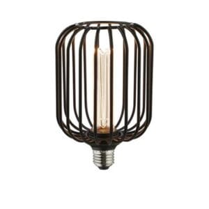 Searchlight Drum Lamp Black Metal (4.5W 4000K)