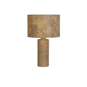 Searchlight Isla 1Lt Table Lamp Recycled Paper and Black Metal