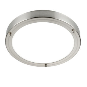 Saxby Portico LED satin Nickel IP44 9W