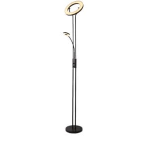 Searchlight Mother & Child Floor Lamp Matt Black Metal