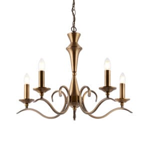 Endon Kora 5lt pendant (Brass)