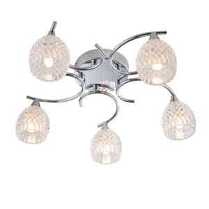 Endon Boyer 5lt Ceiling Light (Polished Chrome)