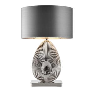 Endon Simeto Table Lamp (Polished Nickel)