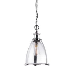 Endon Storni Open Pendant (Polished Nickel)