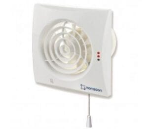 Monsoo Extract Fan With Pull Cord