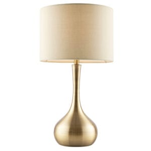 Endon Piccadilly Touch Table Lamp (Soft Brass)