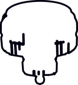 Searchlight Empire 4Lt Flush Chrome Metal & Clear Crystal