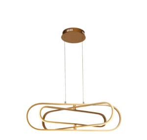 Searchlight Clip Pendant Gold Metal