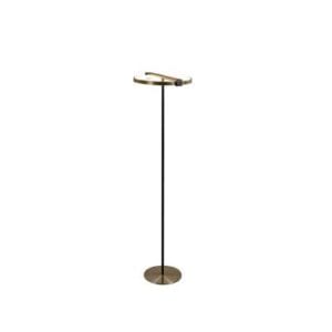 Searchlight Aerial LED Floor Lamp Gold and Black Metal