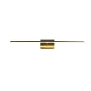 Searchlight Amalfi LED Wall Light IP44 Satin Brass Metal