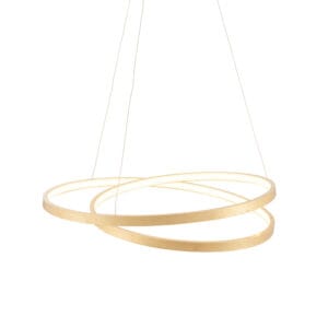 Endon Scribble 1lt Pendant Gold leaf
