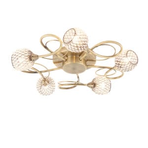 Endon Aherne 5lt semi flush 33W