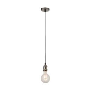 Searchlight Satin Silver 1Lt Cable Suspension