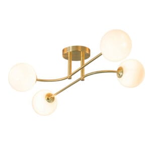 Endon Otto 4lt Semi Flush 3W
