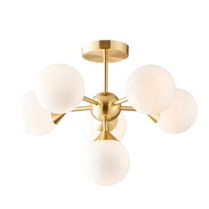 Endon Oscar 6lt Semi Flush 3W